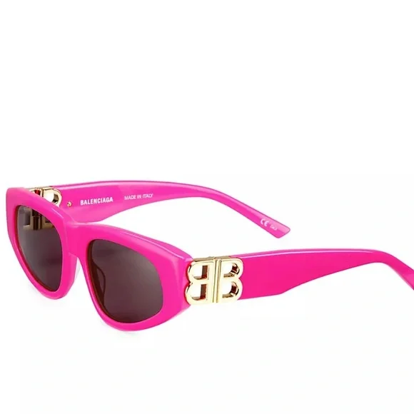 AUTHENTIC BALENCIAGA PINK SUNGLASSES Balenciaga BB0207S 004 Womens Authentic Sunglasses Pink  main image 4